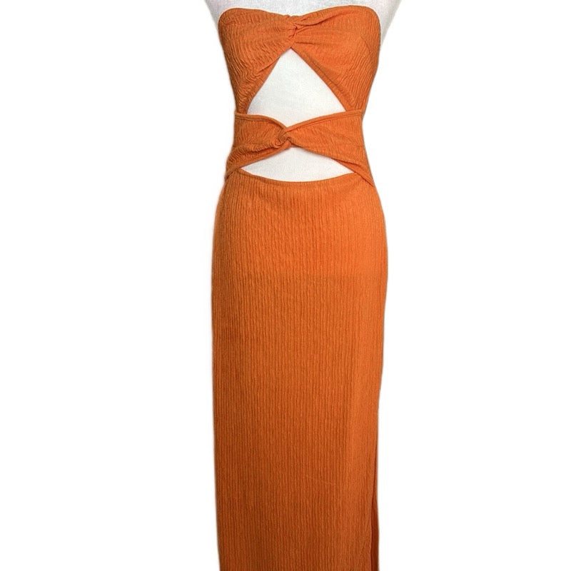 EMILEE HOLLOWED TWIST DRESS