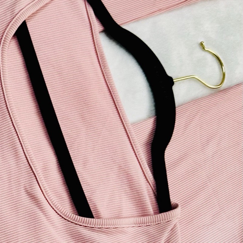 BETSY HIGH STRETCH PINK JUMPSUIT