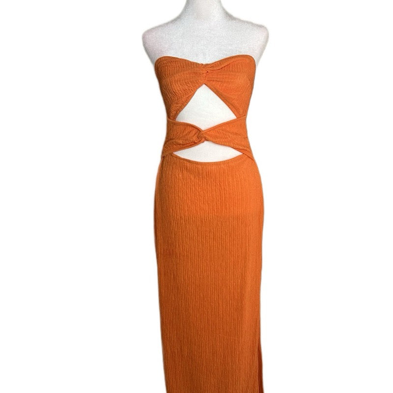 EMILEE HOLLOWED TWIST DRESS
