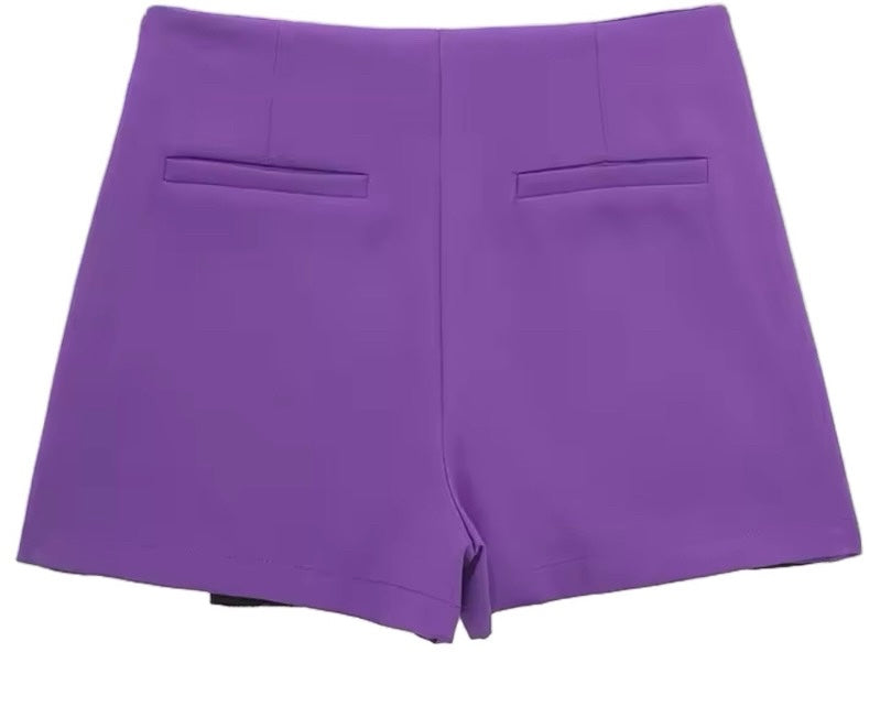 VANESSA ZIPPER SKiRT SHORTS