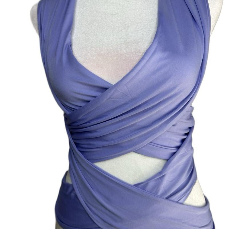 LOLA STRAPPY HALTER NECK TOP