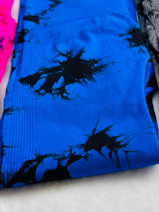 SAMANTHA TIE DYE SEAMLESS HIGH WAIST YOGA PANT