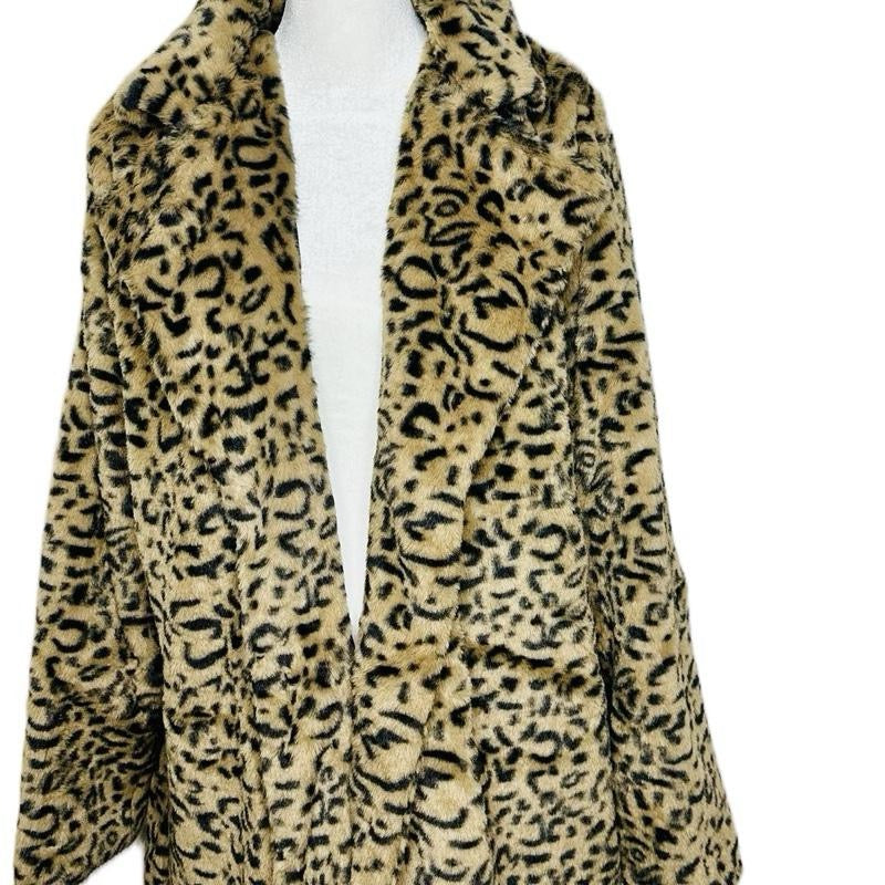 CATHLEEN WOMEN’S LEOPARD PRINT COAT