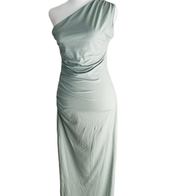 AUDREY LONG DRESS ONE SHOULDER
