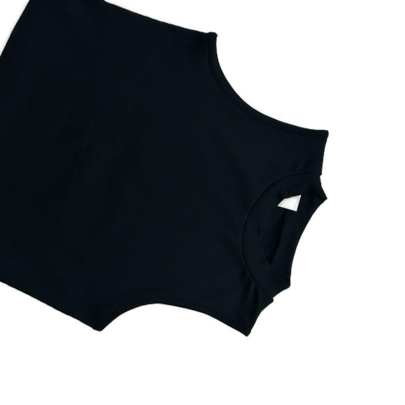 EDNA MOCK NECK CROP TOP