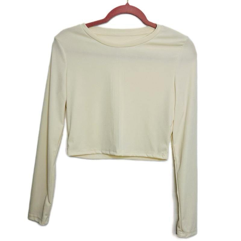 SUZY LONG SLEEVE CROP TOP