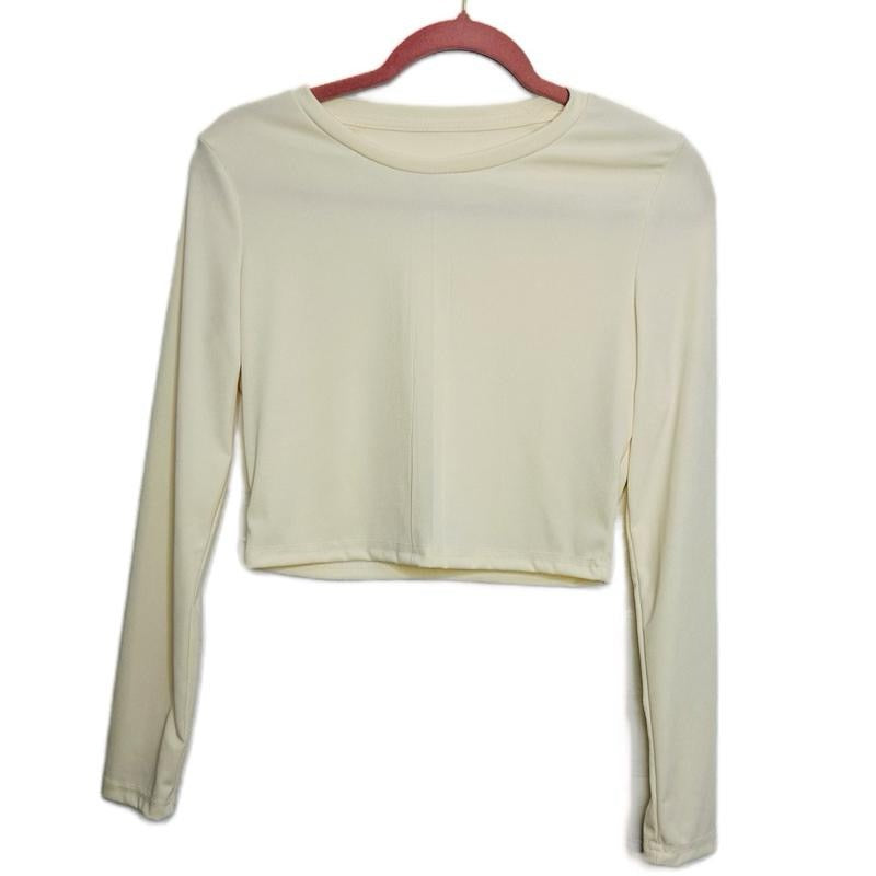 SUZY LONG SLEEVE CROP TOP