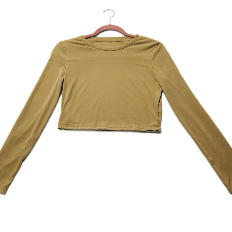 HANNA LONG SLEEVE CROP TOP